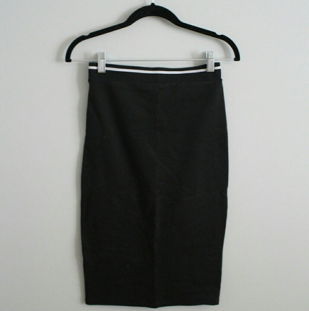 Black pencil skirt